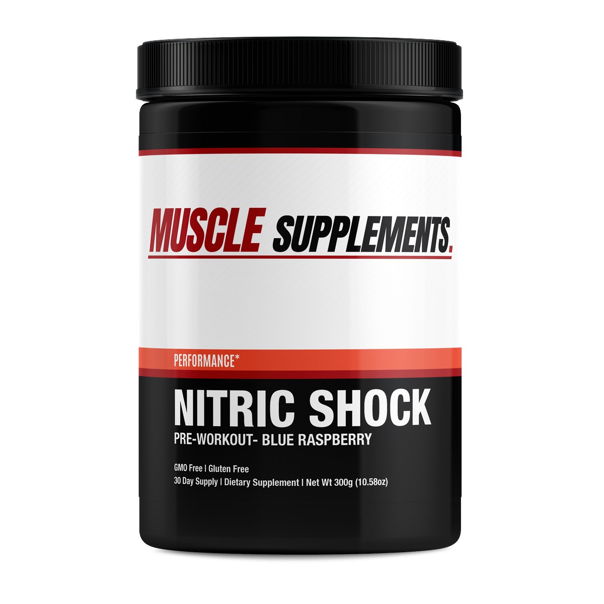 Muscle Supplements - nitric-shock-blue-raspberry