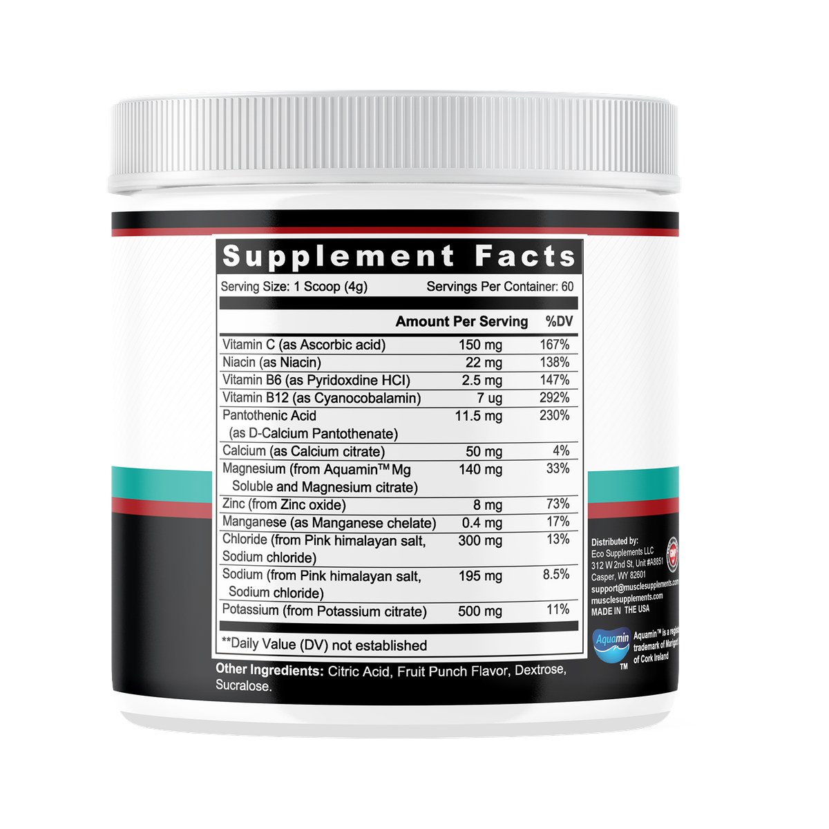 Hydration Electrolyte Powder – Fruit Punch - Image 2